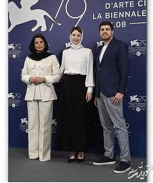 تصویر - طناز طباطبایی، هومن سیدی و شادی کرم رودی مقابل دوربین عکاسان ونیز